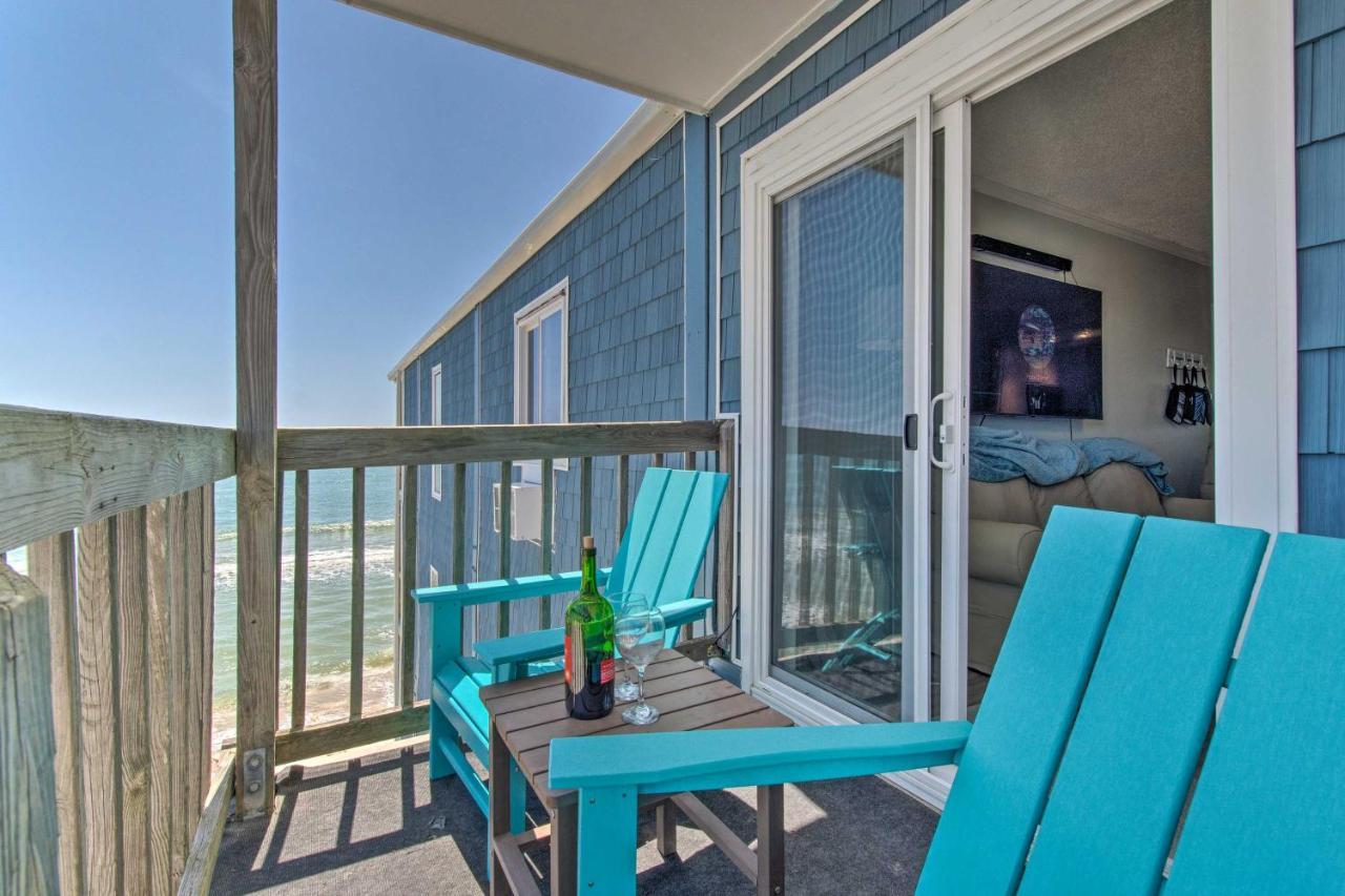 Convenient Retreat With Balcony And Ocean Views! North Topsail Beach Exterior photo