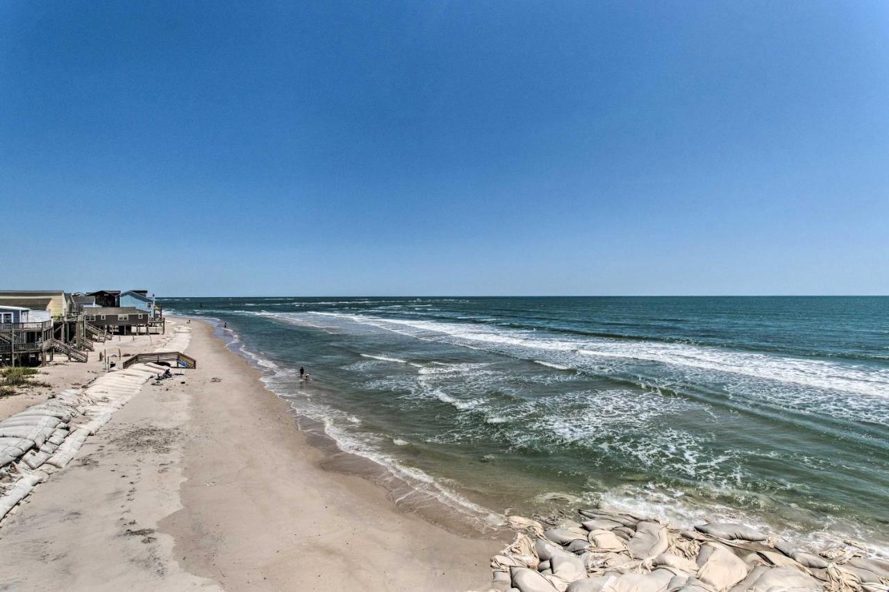 Convenient Retreat With Balcony And Ocean Views! North Topsail Beach Exterior photo