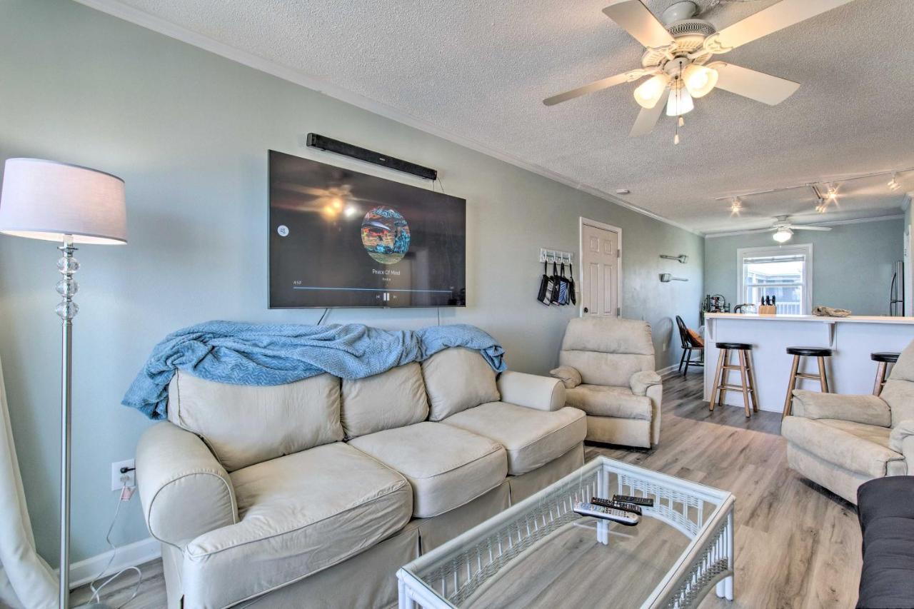 Convenient Retreat With Balcony And Ocean Views! North Topsail Beach Exterior photo