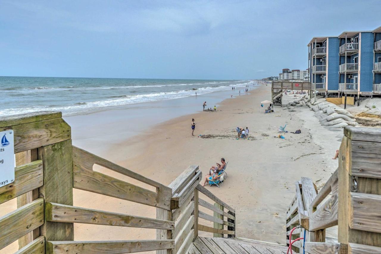 Convenient Retreat With Balcony And Ocean Views! North Topsail Beach Exterior photo